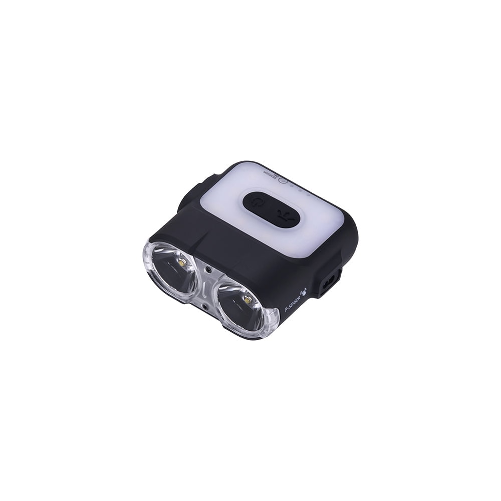 Claymore Capon 120H (Black) - LED Rechargeable Clip-On Cap Headlamp, Lightweight Hat Light for Camping, Running, Hiking, Emergency & Industrial Use, Waterproof, USB-C, Up to 45 Hours of Battery Life.