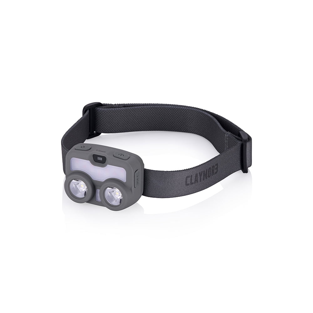 Claymore Heady3 (Khaki) - Rechargeable LED Headlamp with Motion Sensor, Lightweight for Camping, Running, Hiking, Emergency & Industrial Use. Waterproof, Up to 70 Hours of Battery Life.
