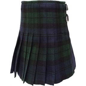 Claymore Imports Kid's Budget Kilt, Black Watch Clan Tartan Kilt for Boys, Girls & Babies. Scottish Black and Green Kilt for Kids (Black Watch, 28"-31" W X 18" L 9-10 Years)