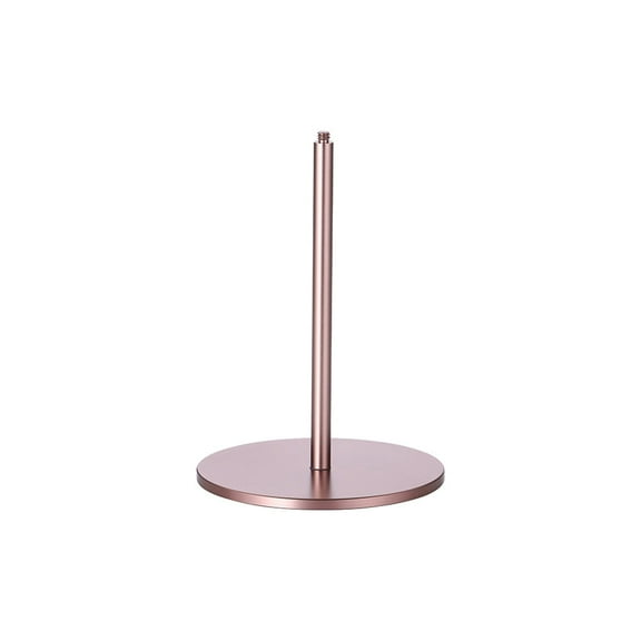 Claymore Light Stand (Copper) - Sleek Lightweight Aluminum with Universal 1/4'' Screw Mount. Easy to Use, Portable, Workspace & Outdoor Lighting. Perfect for Lamps, Fans, Lights, Cameras. Multi-Use.