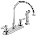 thumbnail image 1 of Claymore Two Handle Kitchen Faucet in Chrome P299575LF, 1 of 10