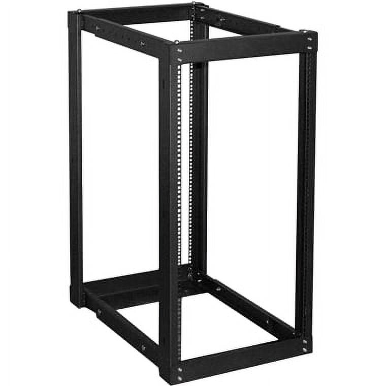 Claytek 22U 1100mm Adjustable Open Frame Server Rack with Heavy Duty ...
