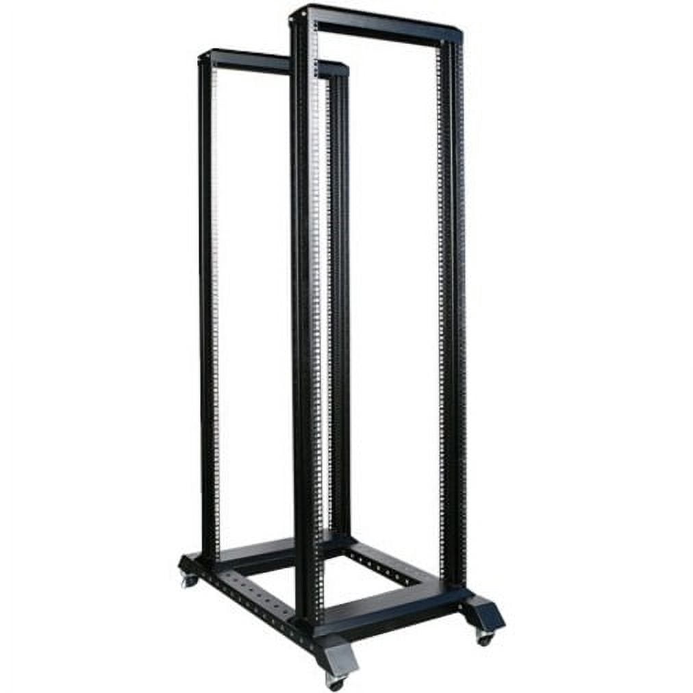 Claytek 36U 4 Post Open Frame Rack with 10 Outlet Overload Protection ...