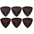 thumbnail image 1 of Clayton BRT38 Raven Rounded Triangle Guitar Picks, Black - 0.38 mm - 72 Pieces, 1 of 1