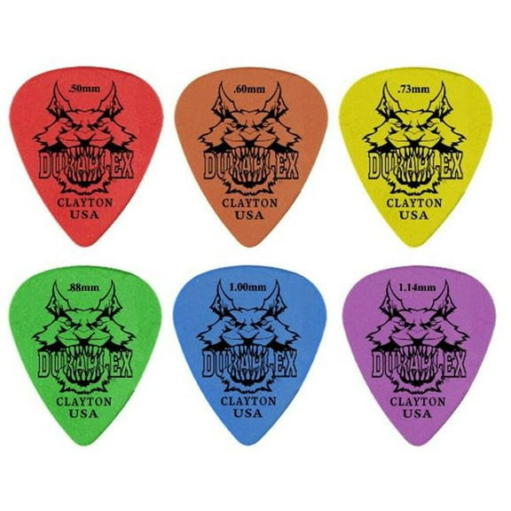 Clayton DXS73 Duraplex Standard Guitar Picks- 0.73 mm - 72 Pieces