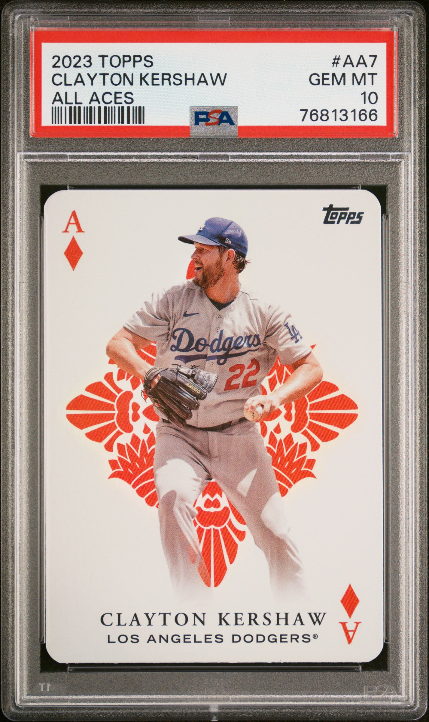 Clayton Kershaw 2023 Topps All Aces Baseball Card #AA7 Clayton Kershaw 2023 Topps All Aces Baseball Card #AA7