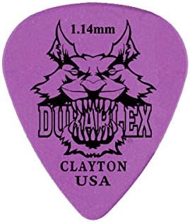 Clayton Picks DXS114/36 Duraplex Standard Shape Guitar Picks, 1.14mm, Pack of 36