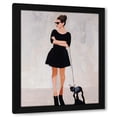 thumbnail image 1 of Clayton Rabo 12x14 Black Modern Wood Framed Wall Art Titled - Frenchy, 1 of 6