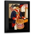 thumbnail image 1 of Clayton-Thompson, Philip 11x14 Black Modern Framed Museum Art Print Titled - Patriotic I, 1 of 5