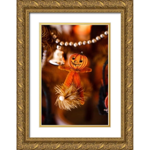 Clayton-Thompson, Philip 13x18 Gold Ornate Wood Framed with Double Matting Museum Art Print Titled - Halloween II