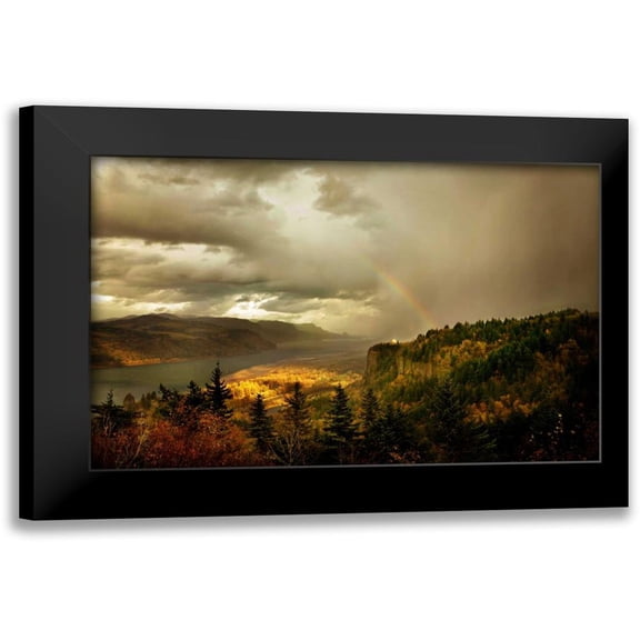 Clayton-Thompson, Philip 14x11 Black Modern Framed Museum Art Print Titled - The Gorge II
