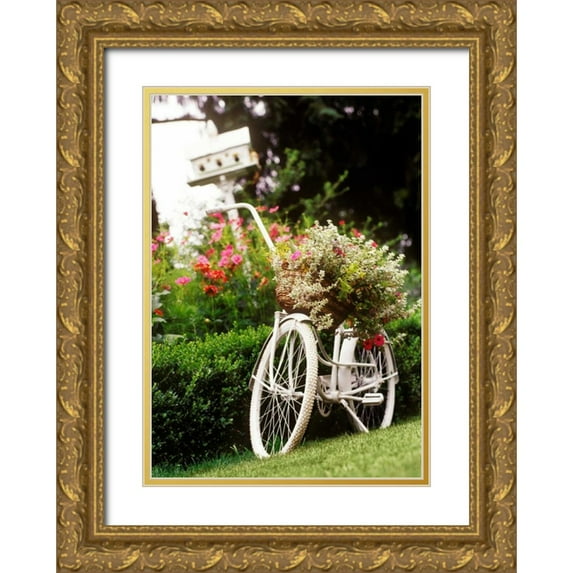Clayton-Thompson, Philip 14x18 Gold Ornate Wood Framed with Double Matting Museum Art Print Titled - Vintage Bicycle I