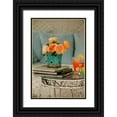 thumbnail image 1 of Clayton-Thompson, Philip 17x24 Black Ornate Wood Framed with Double Matting Museum Art Print Titled - Summer Arrangement II, 1 of 4