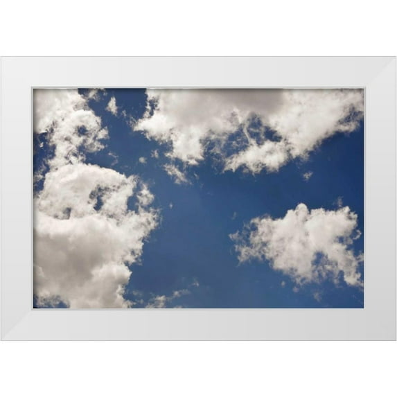 Clayton-Thompson, Philip 24x17 White Modern Wood Framed Museum Art Print Titled - Clouds I