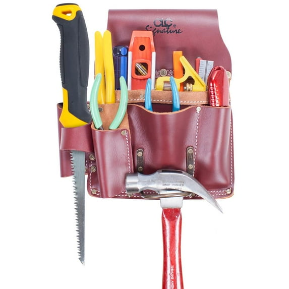 Clc-21485C 11 Pocket Pro Drywaller's Heavy Duty Leather Tool Pouch