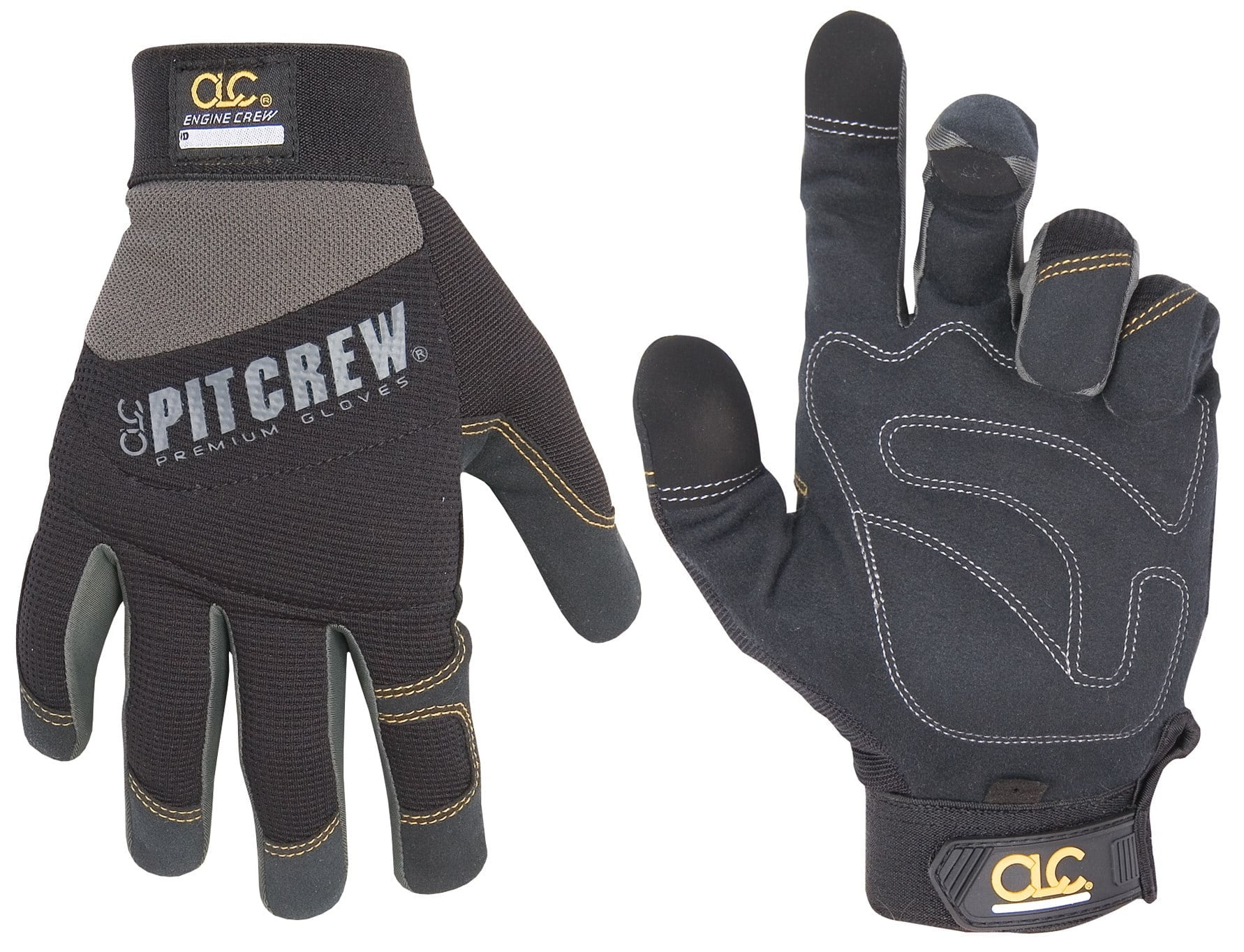 Clc Work Gear 205bl Large Black Gray Engine Crew Mechanics Gloves