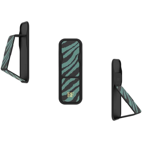 Clckr Emerald Zebra Phone Grip-Emerald Zebra