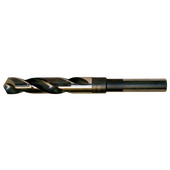 Cle-Line C17046 3/4 in. x 6 in. Black and Gold Oxide Finish High Speed Steel Silver & Deming 118-Degree Twist Drill Bit (1-Pack) CA1
