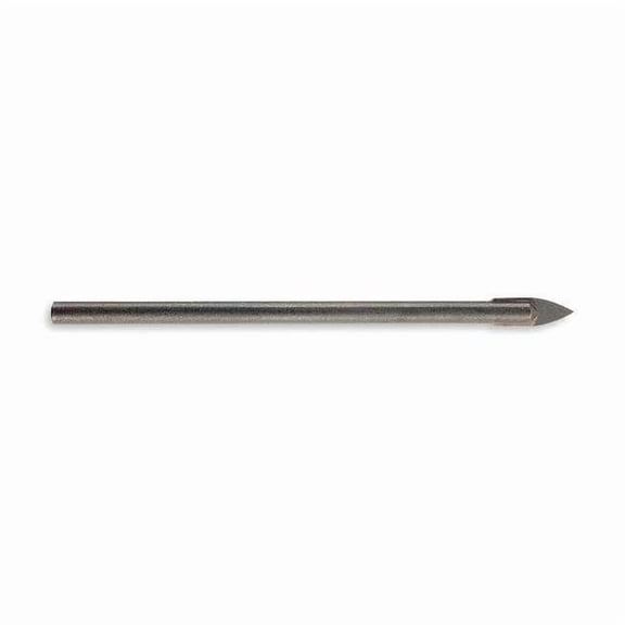 Glass and Tile Carbide-Tipped Drill Cle-Line 1822 Bright HSS RHS/RHC 1/8