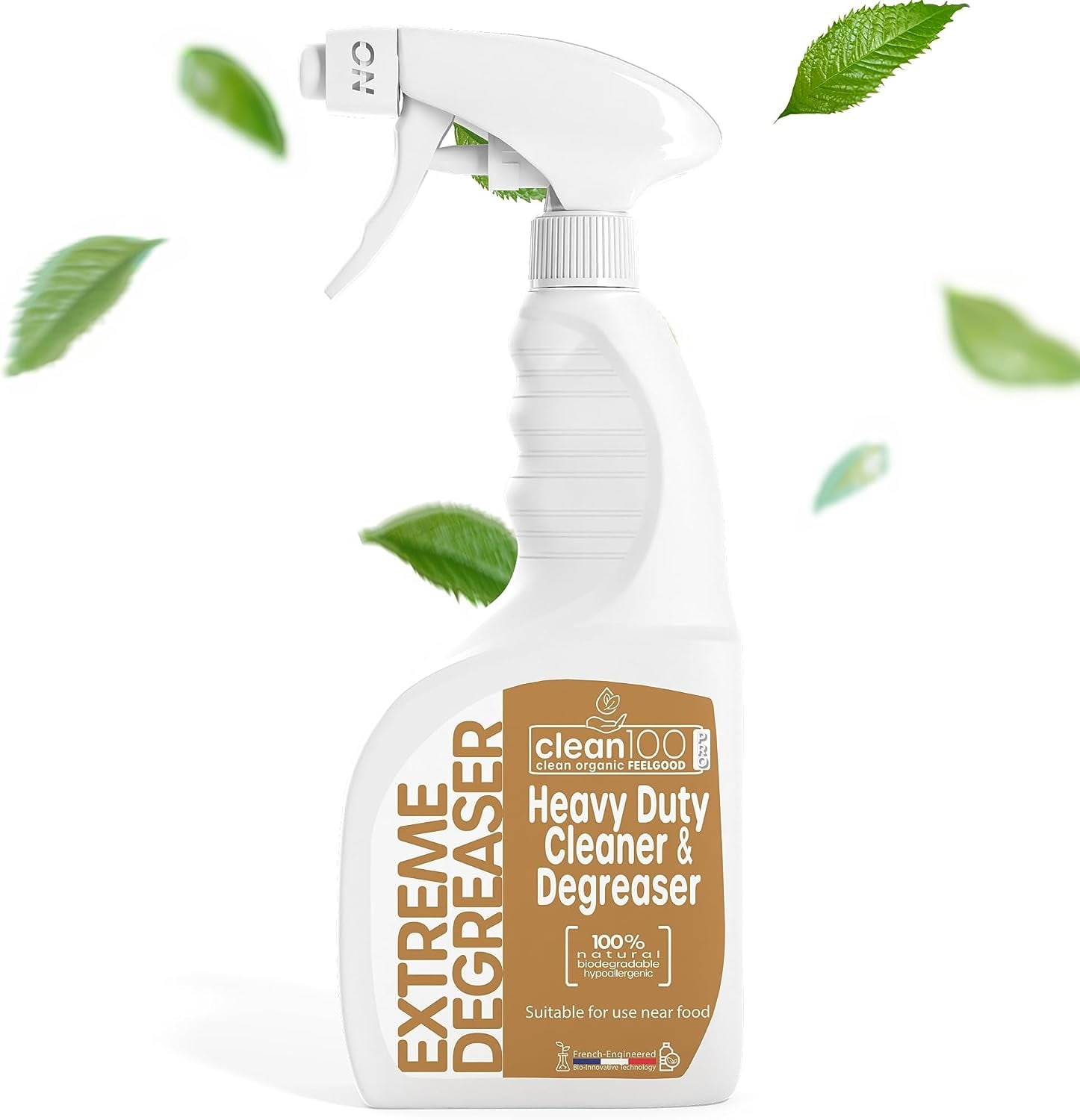 Clean 100 Heavy Duty Cleaner & Degreaser Spray 100 Natural Cleaner for