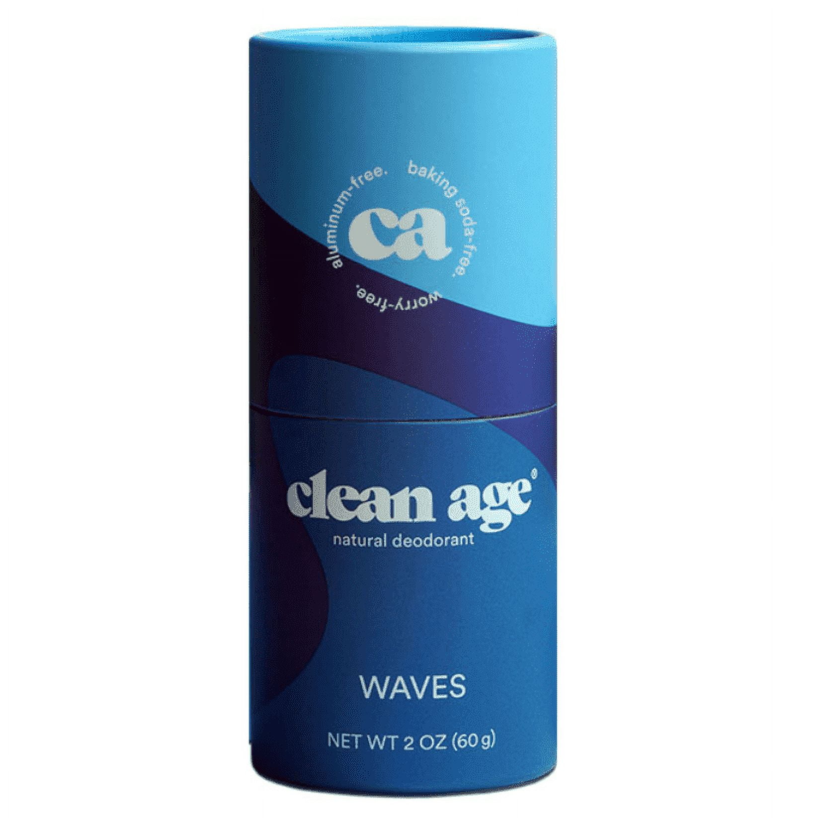 Clean Age Natural Deodorant for Teens, Women, Men Aluminum Free