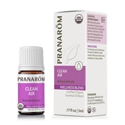 Pranarom - Clean Air Wellness Blend 5ml - Diffusing for Relaxation Ambiance - 100% Pure Organic Oils - Natural Air Freshener, Therapeutic Air Purification, Easy Diffuser Use