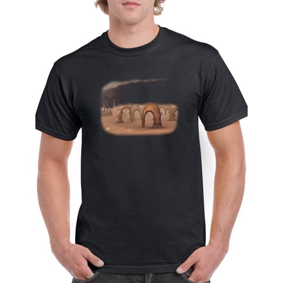 Clean Air T-Shirt Men -Ali Rastroo Designs, Male 3X-Large