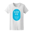 thumbnail image 1 of Clean Air Vortex Sign T-Shirt Women -Image by Shutterstock, Female Medium, 1 of 2