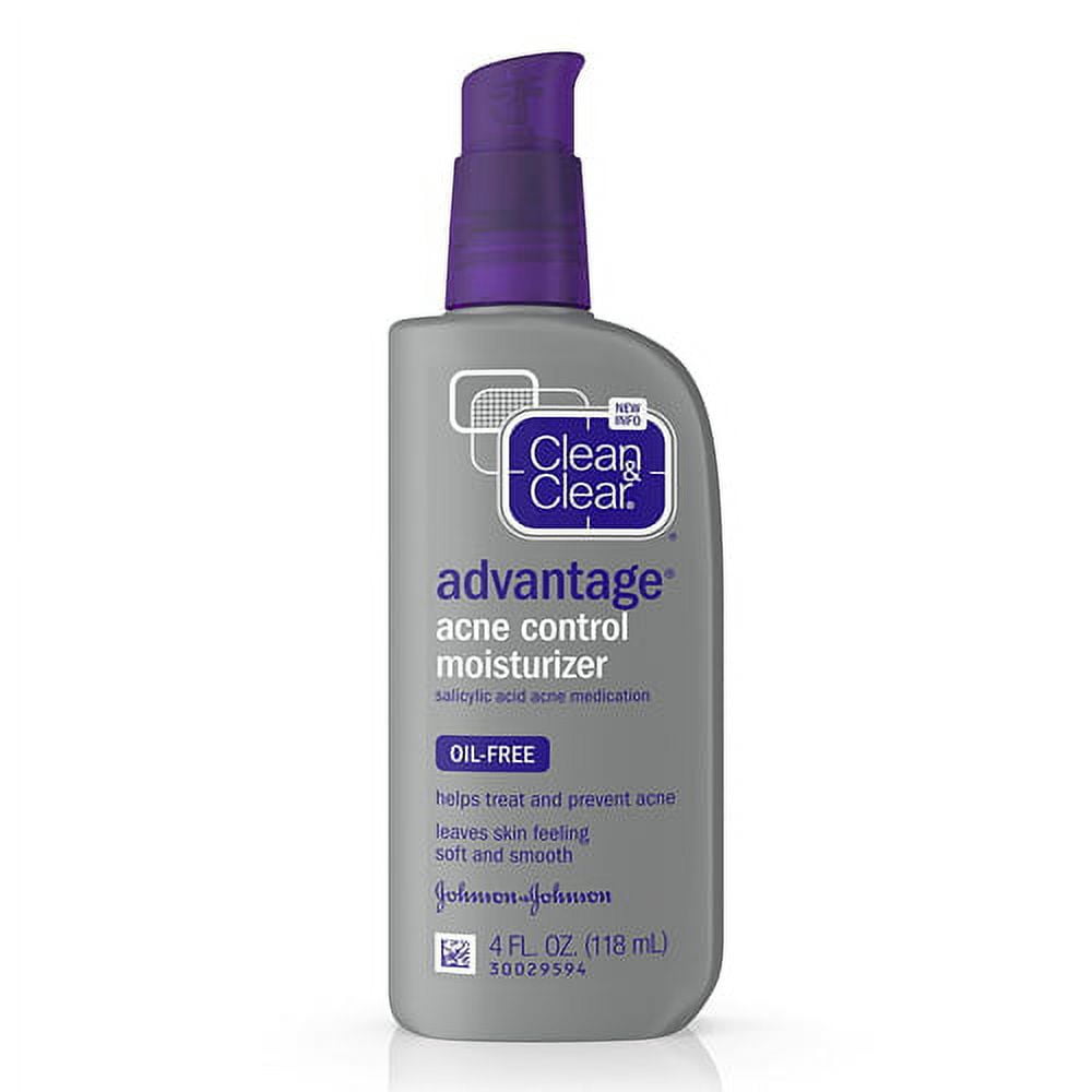 Clean And Clear Advantage Recovery Reviews Clean And Clear Advantage Oil Free Acne Moisturizer - 4 Oz - Walmart.com