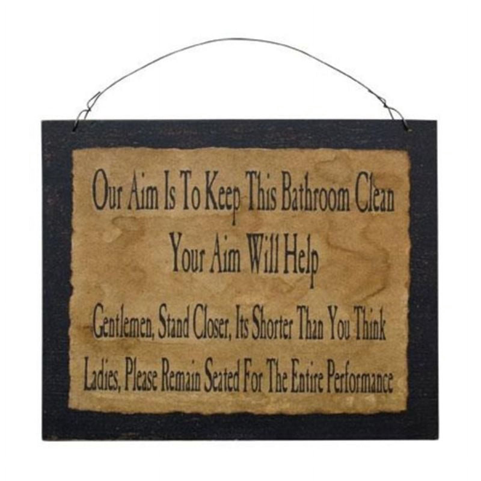 Clean Bathroom Sign - Walmart.com