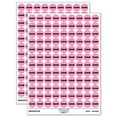 thumbnail image 1 of Clean Bold Text 200+ Round Stickers - Light Pink - Matte Finish - 0.50" Size, 1 of 3