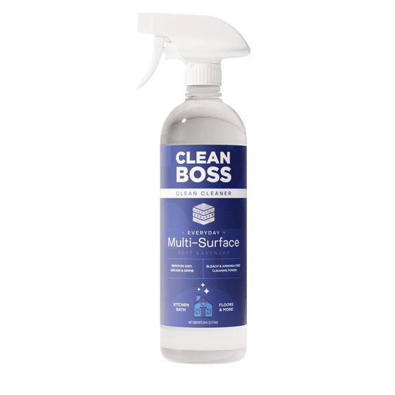 CleanBoss Everyday Multi-Surface Cleaner, Soft Lavender, 24 fl oz