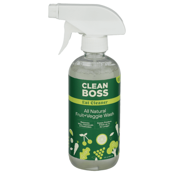 Clean Boss Produce Spray Eat Cleaner 12 fl oz Pack of 8