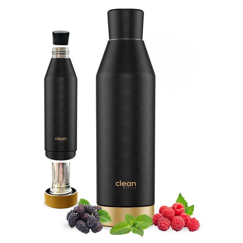 Clean Bottle CAN17001 17 oz Canteen Easy to Clean Vacuum Insulated