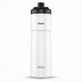 thumbnail image 1 of Clean Bottle 23 oz Sport Insulated Bike Water Bottle with Easy-Squeeze Nozzle Gloss White, 1 of 8