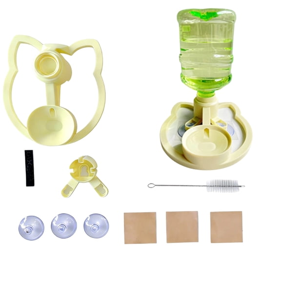 Clean Bottom Feed Water Dispenser For Small Pets Featuring Basic Filterless Design