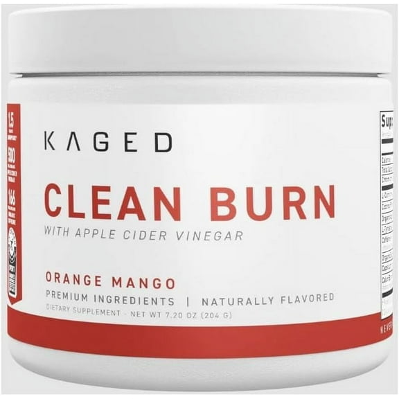 Kaged Clean Burn, Orange Mango, 6.98 oz (198 g)
