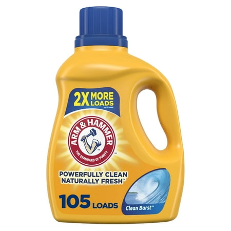 Clean Burst 105 Loads Liquid Laundry Detergent (Pack of 48)