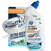 Clean Camper RV Toilet Cleaner ProClean Formula | Enzyme & Probiotics, Safe for RV Toilets, Holding Tanks & Sensors | Eliminates Odors