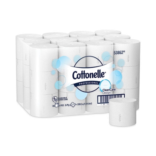 Clean Care Bathroom Tissue, Septic Safe, 2-Ply, White, 900 Sheets/Roll, 36 Rolls/Carton Clean Care Bathroom Tissue, Septic Safe, 2-Ply, White, 900 Sheets/Roll, 36 Rolls/Carton