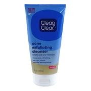 Clean & Clear Acne Triple Clear Exfoliating Scrub, Oil Free 5 oz Pack of 3