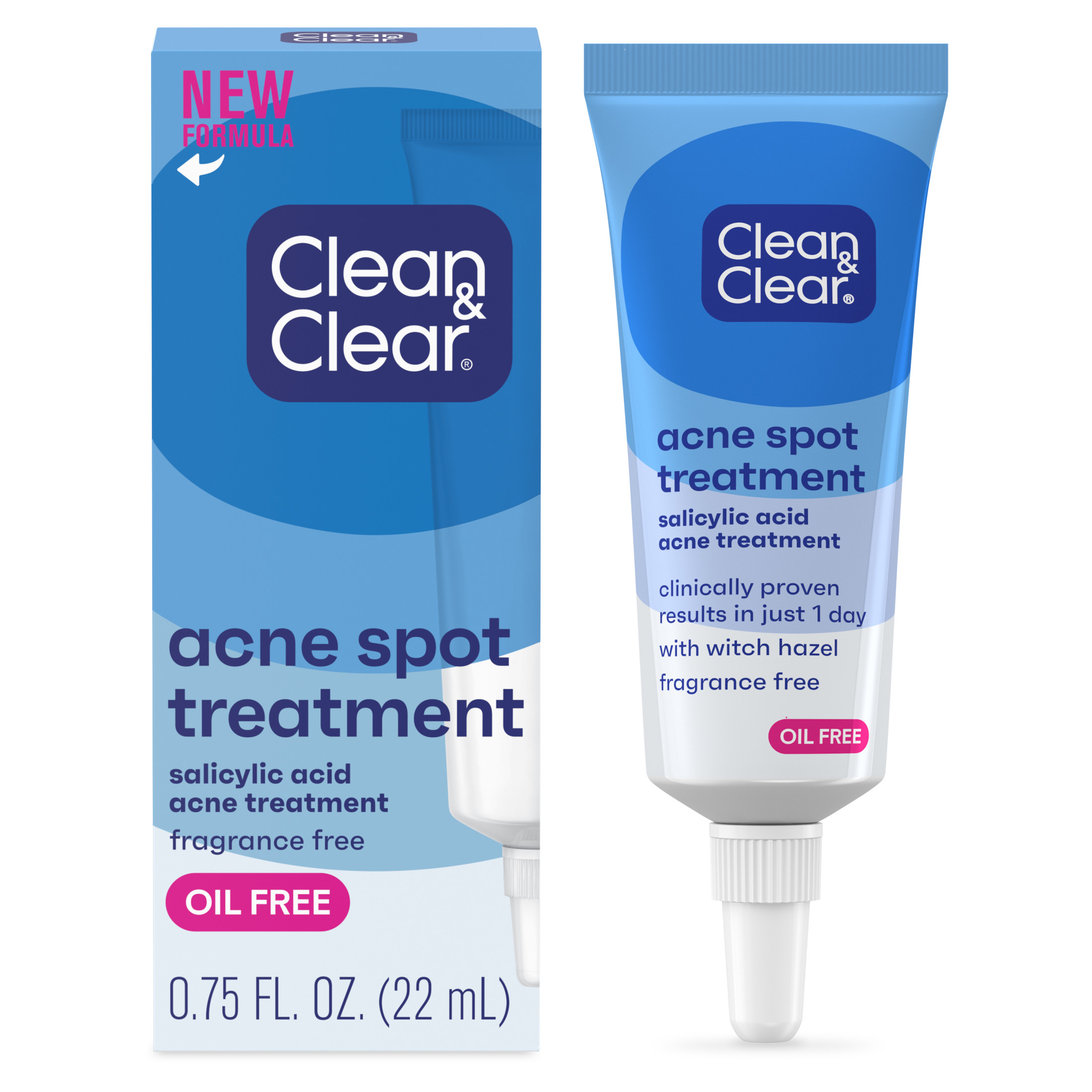 Clean & Clear Advantage Acne Spot Treatment with 2% Salicylic Acid, 0.75 fl oz - image 1 of 9