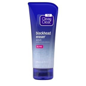 Clean & Clear Blackhead Eraser Facial Scrub, 2% Salicylic Acid, 7 oz