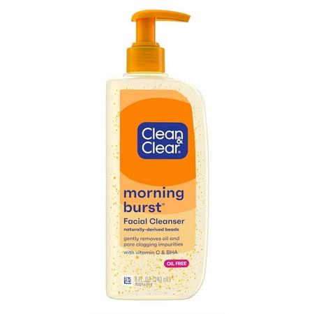 Clean & Clear Cleanser Morning Burst 8oz Pump (Oil-Free) (Pack of 3)