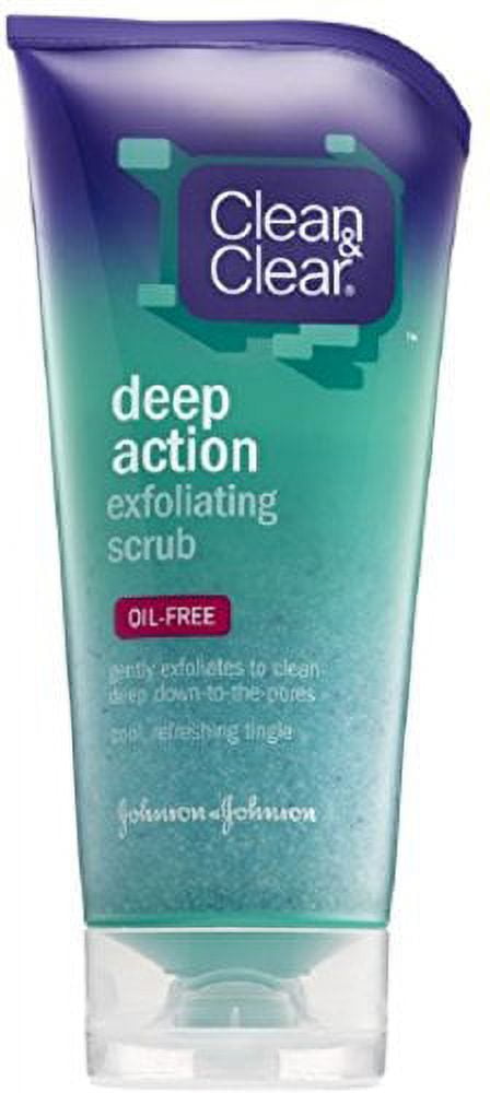 Clean & Clear Oil-free Deep Action Exfoliating Facial Scrub For