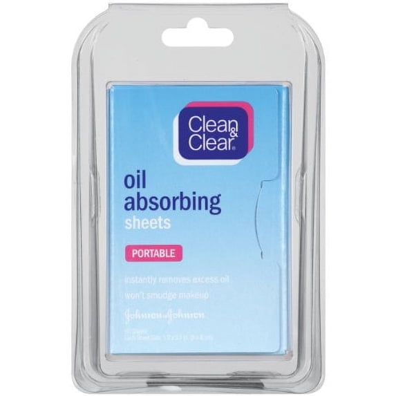CLEAN & CLEAR C/TCH OIL AB SHT 50 CT