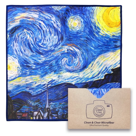 Clean & Clear Microfiber NONE's Microfiber Cleaning Cloths - Extra Large Strarry Night 12PACK