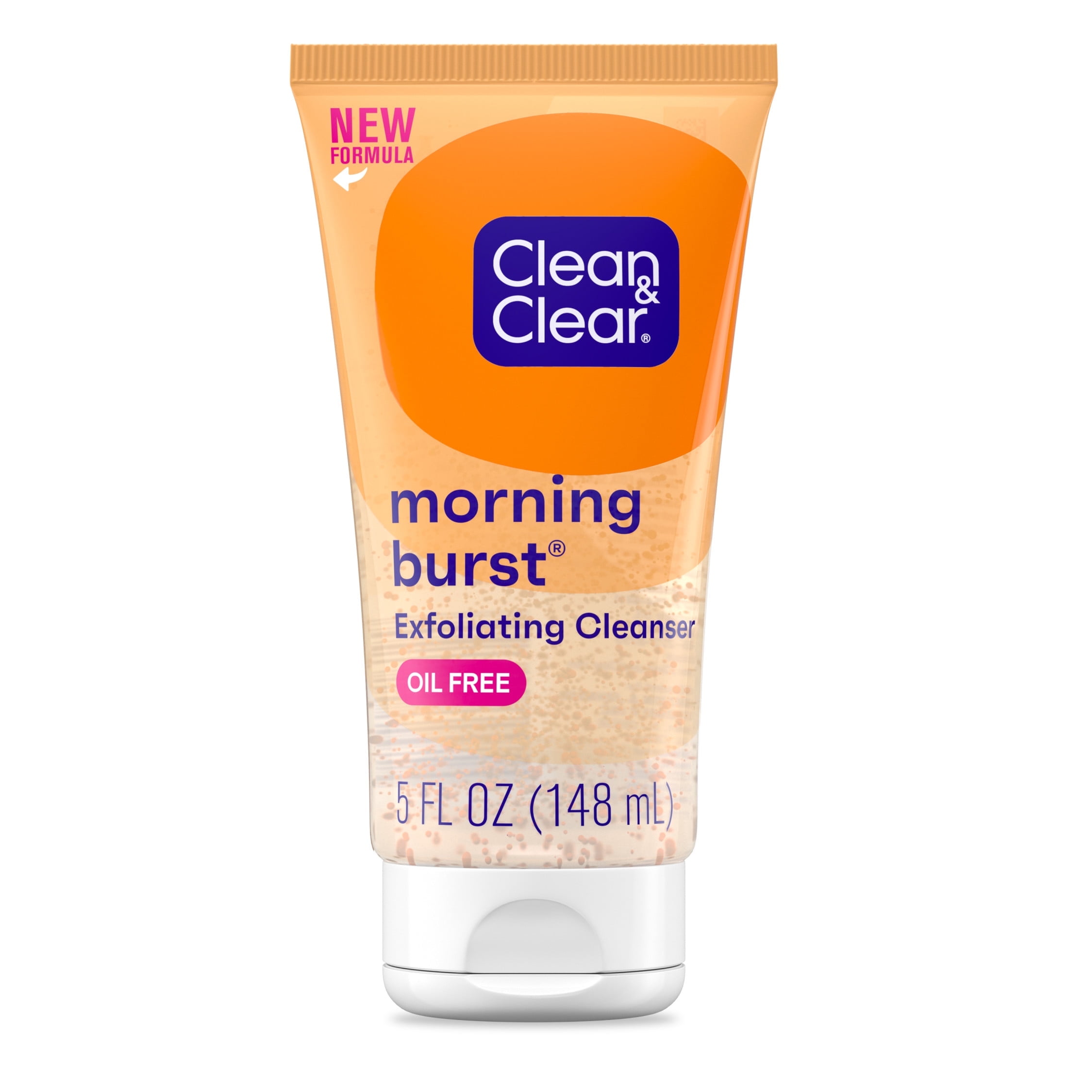 Clean & Clear Morning Burst Facial Scrub Oil-Free, 5 oz (Pack of 4)