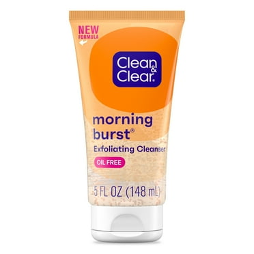 Clean & Clear Morning Burst Oil-Free Exfoliating Face Scrub, 5 oz