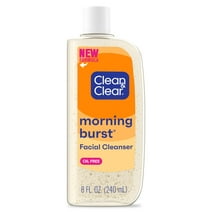 Clean & Clear Morning Burst Oil-Free Gentle Daily Acne Face Wash and Facial Cleanser, 8 fl oz